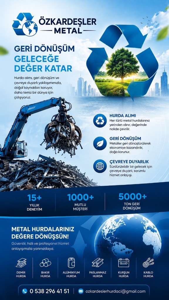 Özkardeşler Metal — geri dönüşüm geleceğe değer katar